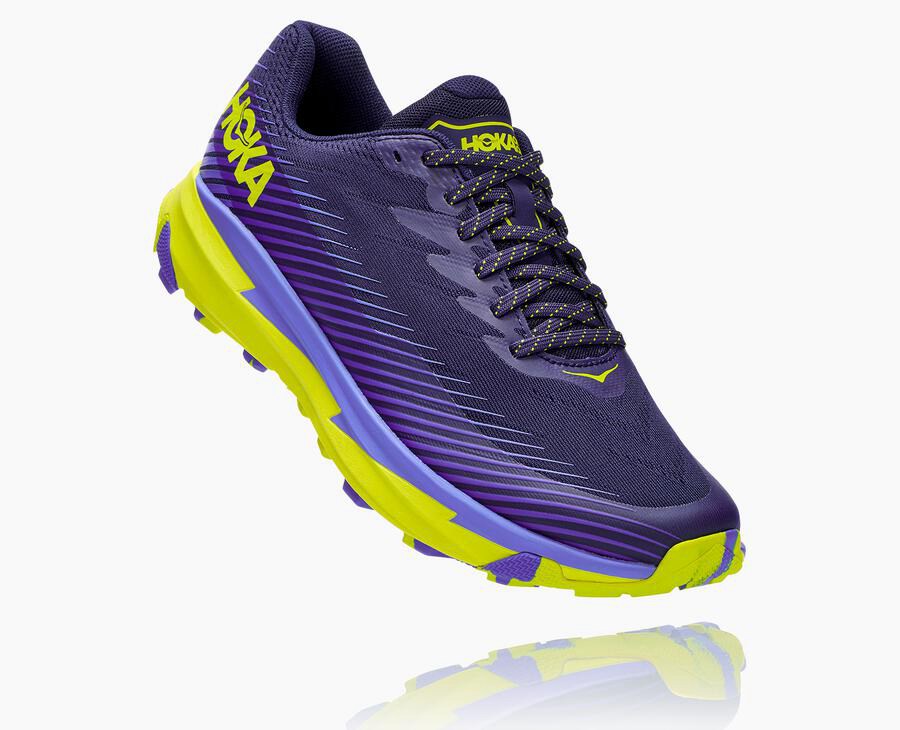 Pánske Trail Tenisky Hoka One One Lacno - Torrent 2 - Modre / Zelene 85104-CNRM